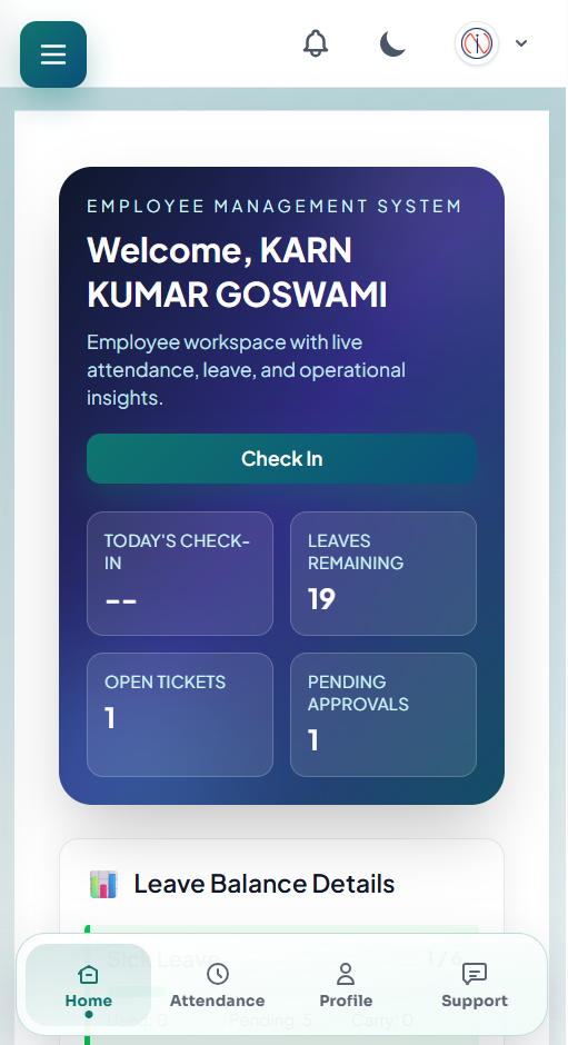 HRM Solution app screenshot 3